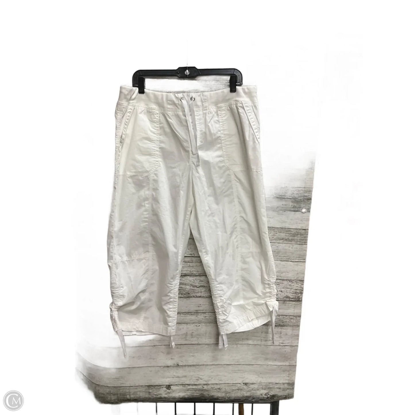 Capris By Dkny In White, Size: Xl