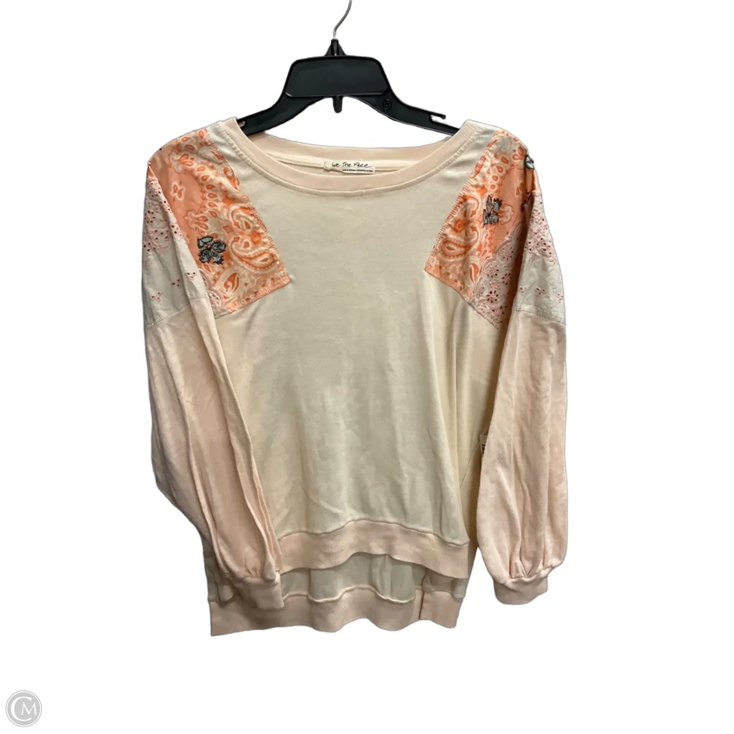 Top Long Sleeve By We The Free In Peach, Size: Xs