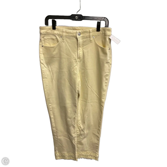 Pants Chinos & Khakis By Chicos In Yellow, Size: 8