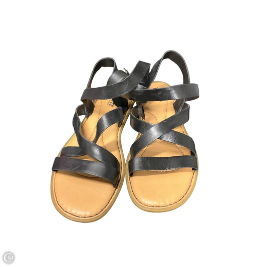 Sandals Flats By Born In Black, Size: 8