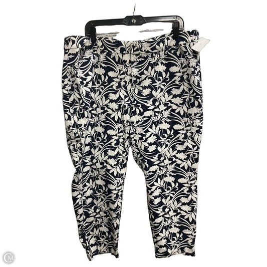 Pants Dress By Old Navy In Blue & White, Size: 20
