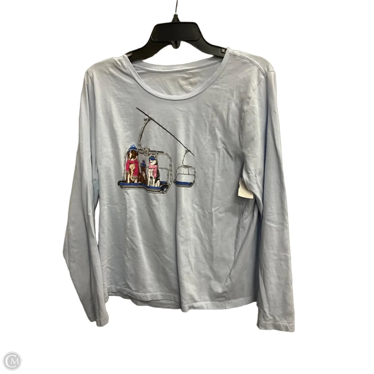 Top Long Sleeve By J. Crew In Blue, Size: Xl