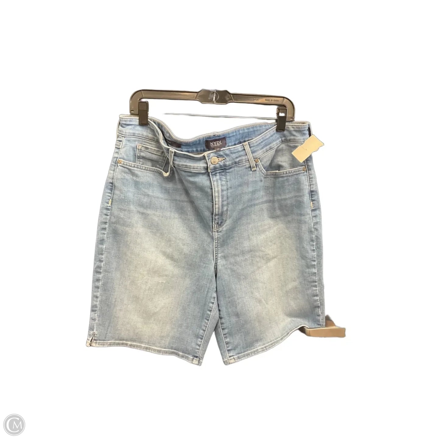 Shorts By Not Your Daughters Jeans In Blue Denim, Size: 16