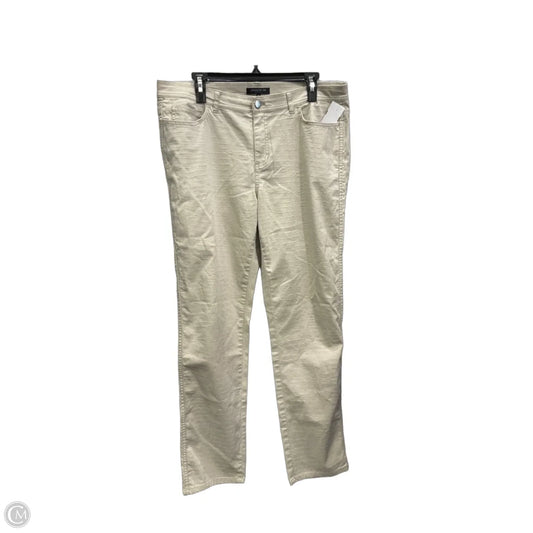 Pants Designer By Lafayette 148 In Beige, Size: 14