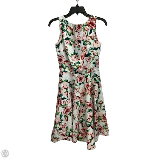Dress Casual Midi By Clothes Mentor In Floral Print, Size: M
