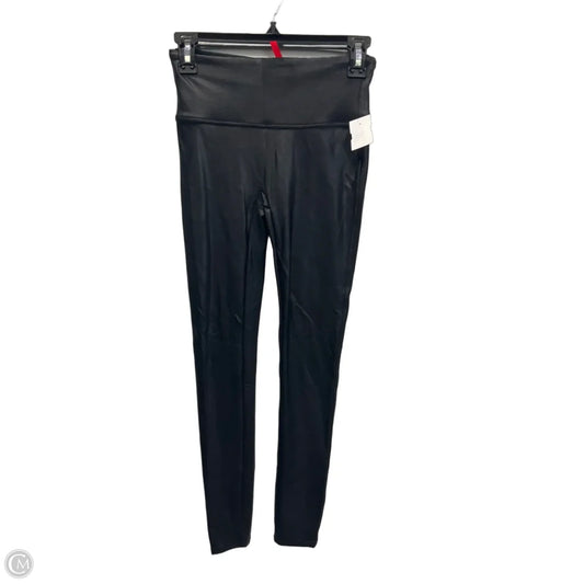 Athletic Leggings By Spanx In Black, Size: Sp