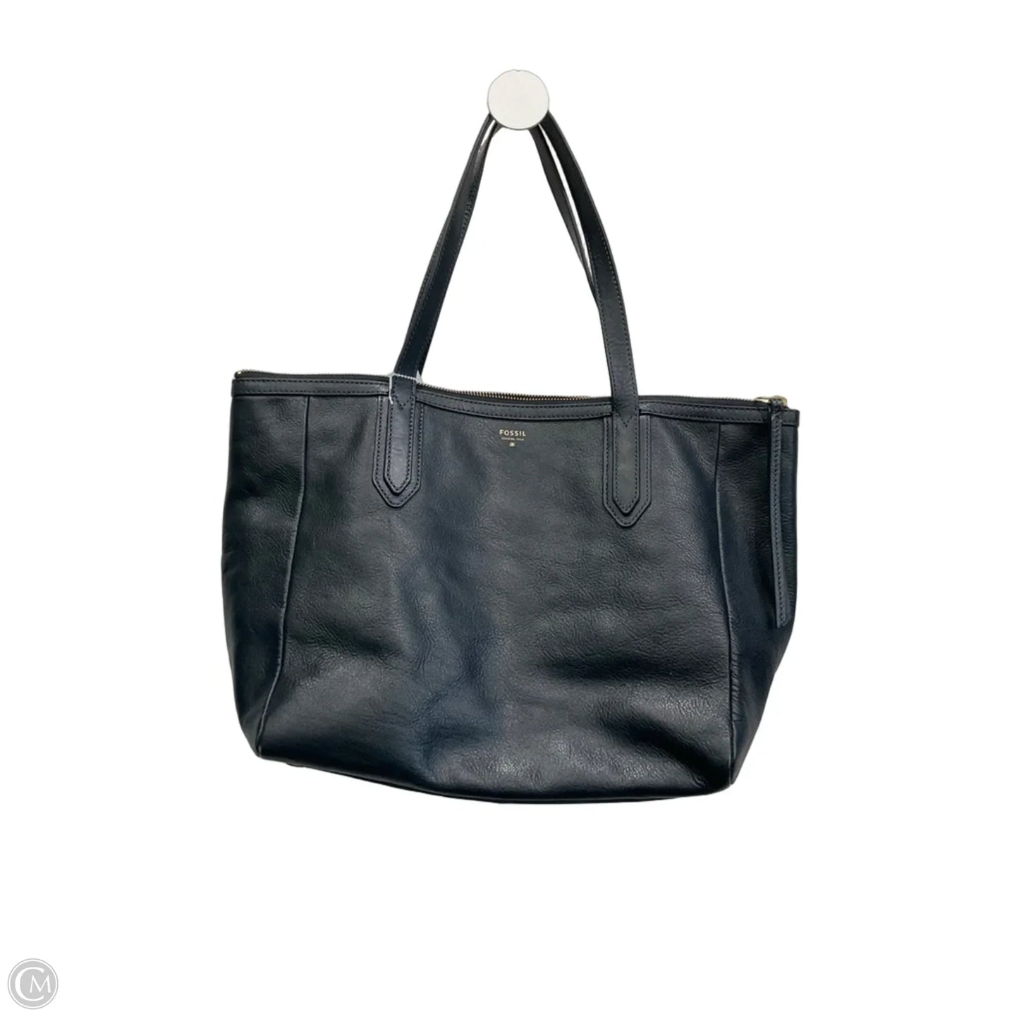 Tote Leather By Fossil, Size: Large