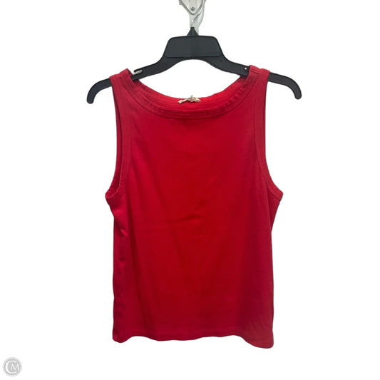 Top Sleeveless By Madewell In Red, Size: Xl