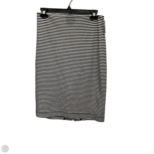 Skirt Midi By Banana Republic In Striped Pattern, Size: S