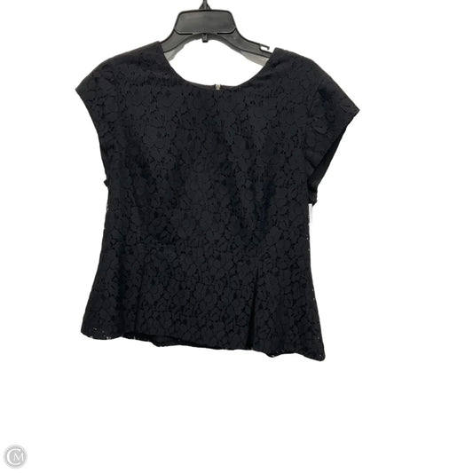 Top Sleeveless By Halogen In Black, Size: L