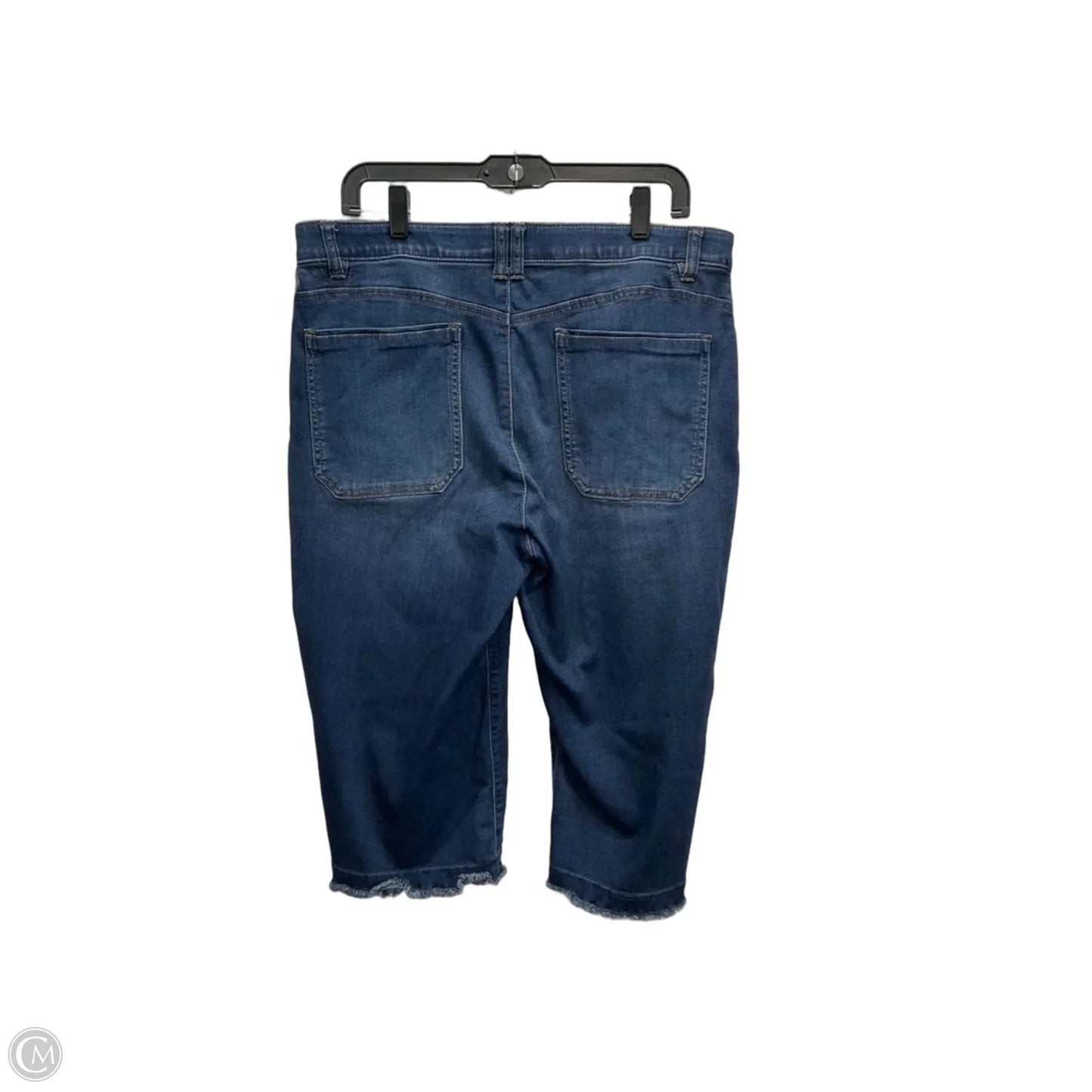 Jeans Cropped By Democracy In Blue Denim, Size: 16