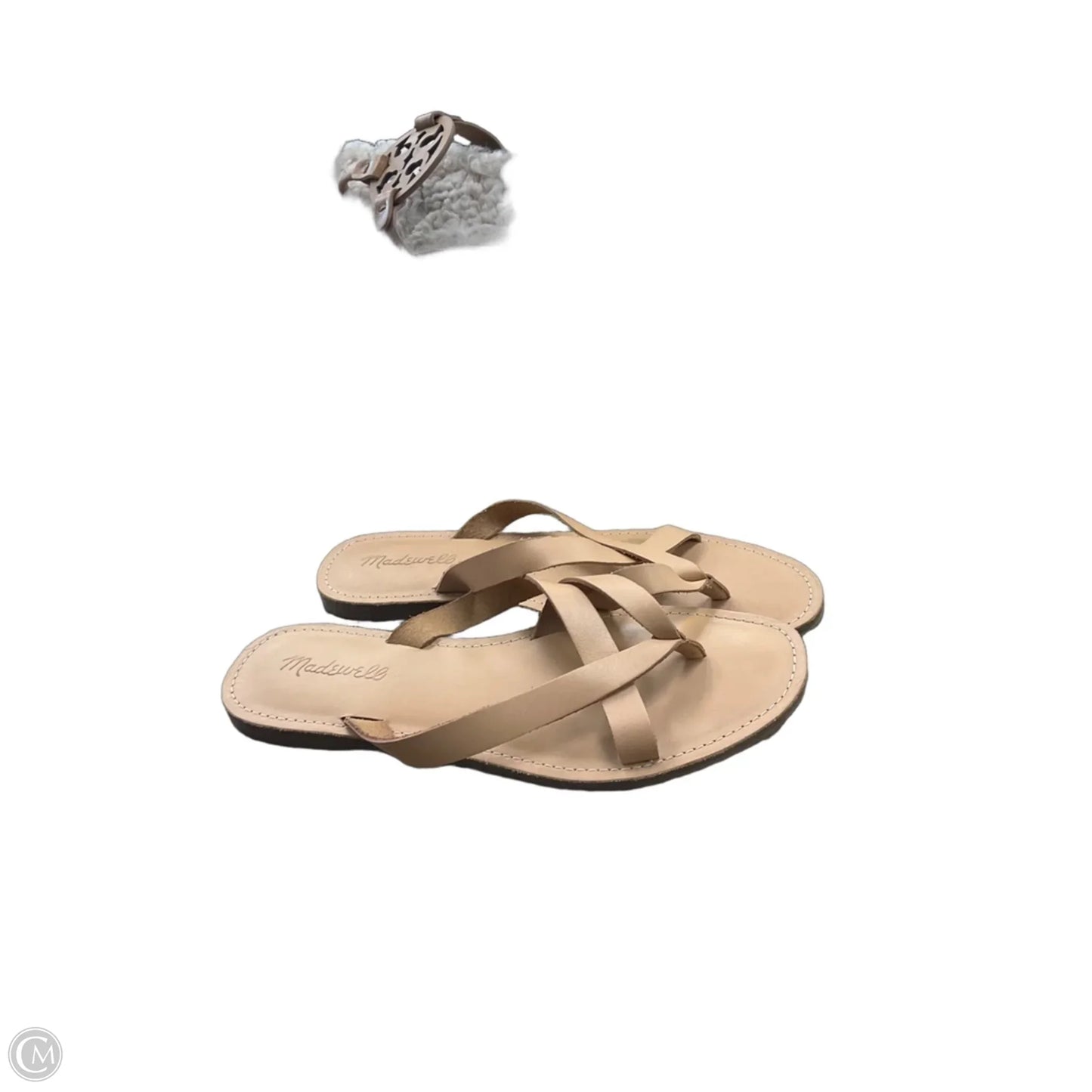 Sandals Flip Flops By Madewell In Tan, Size: 8