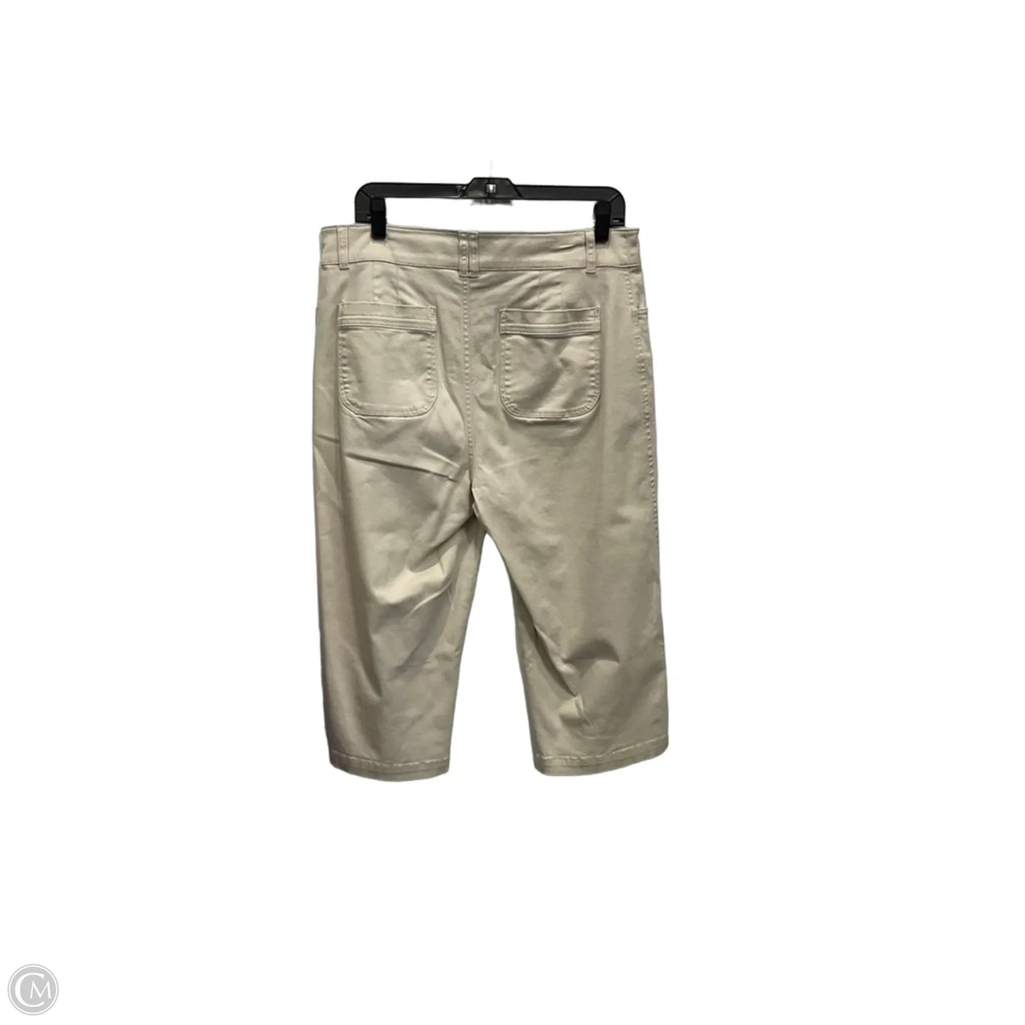 Capris By Christopher And Banks In Cream, Size: 10