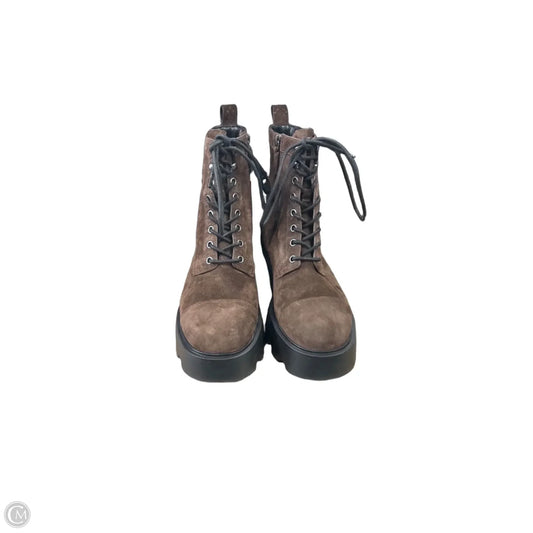 Boots Designer By Tory Burch In Brown, Size: 9