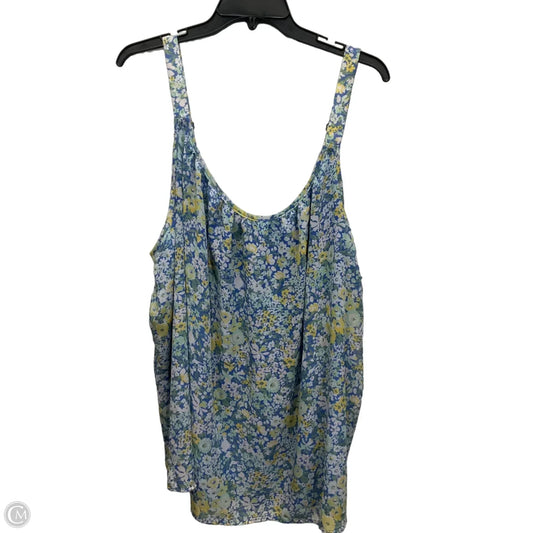 Top Sleeveless By Lane Bryant In Floral Print, Size: 24