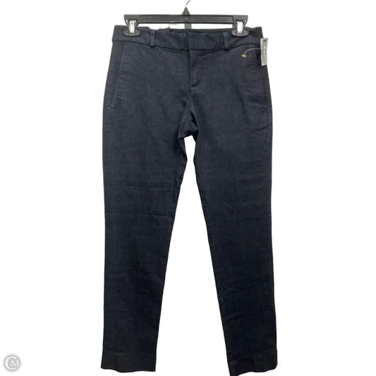 Jeans Straight By Banana Republic In Blue Denim, Size: 0