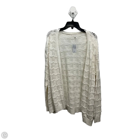Cardigan By Maurices In Ivory, Size: Xl