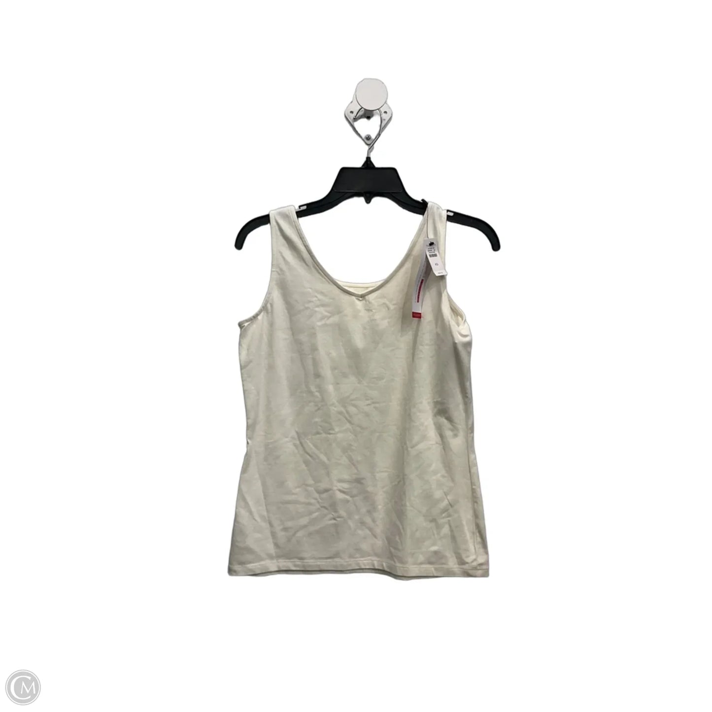 Top Sleeveless By Talbots In Ivory, Size: Xs