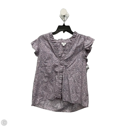 Top Sleeveless By J. Crew In Floral Print, Size: M