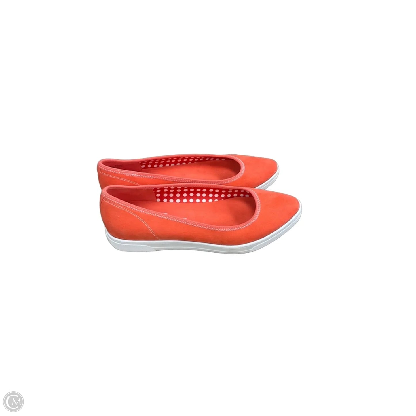 Shoes Flats By Clothes Mentor In Orange, Size: 9