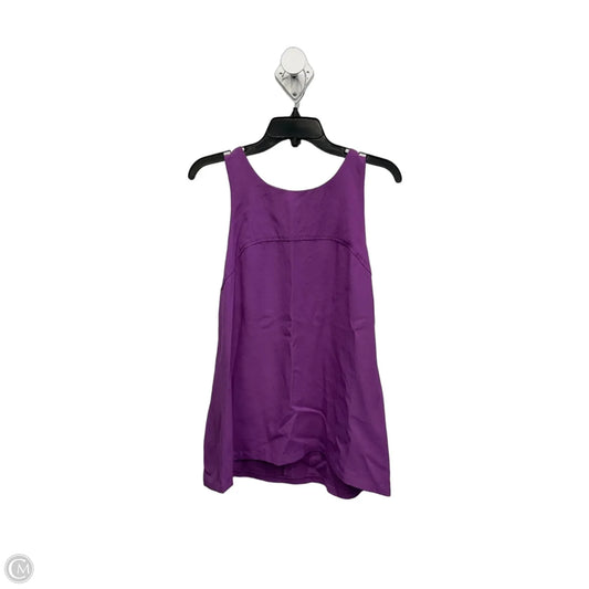 Top Sleeveless By Banana Republic In Purple, Size: L