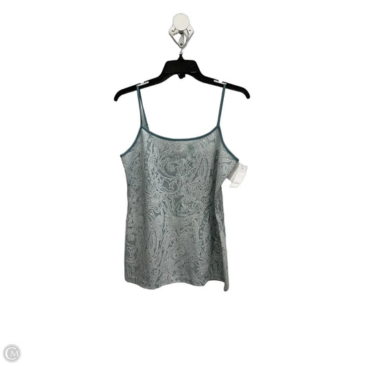 Top Sleeveless By Loft In Blue, Size: L
