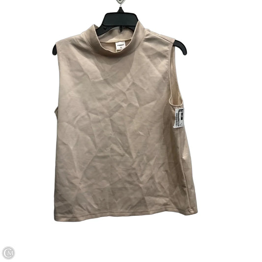 Top Sleeveless By Xieerduo In Tan, Size: Xl