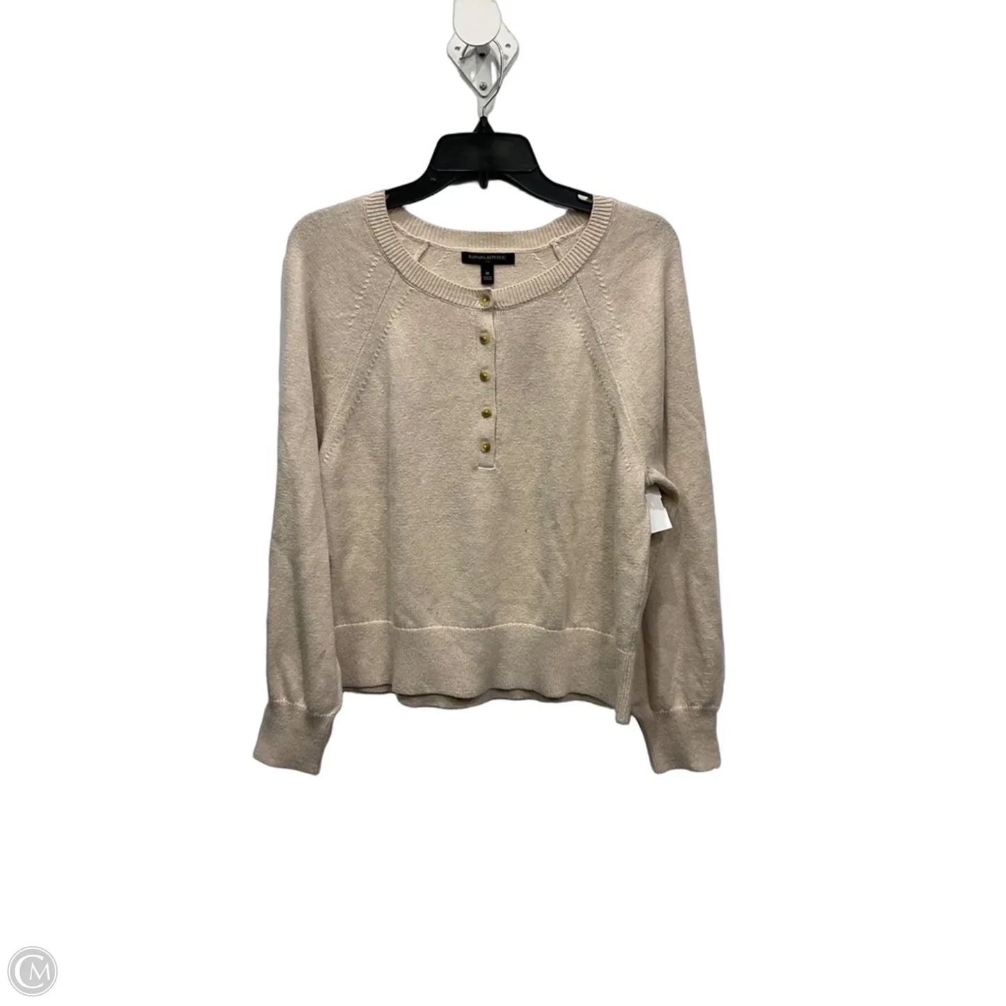 Sweater By Banana Republic In Tan, Size: M