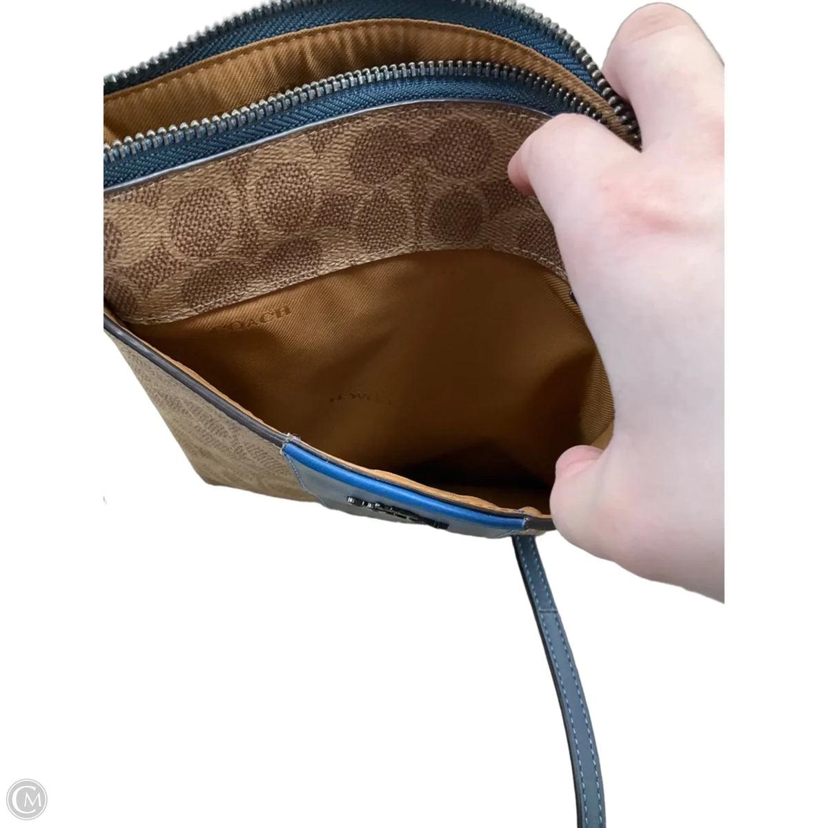 Crossbody Designer By Coach, Size: Small