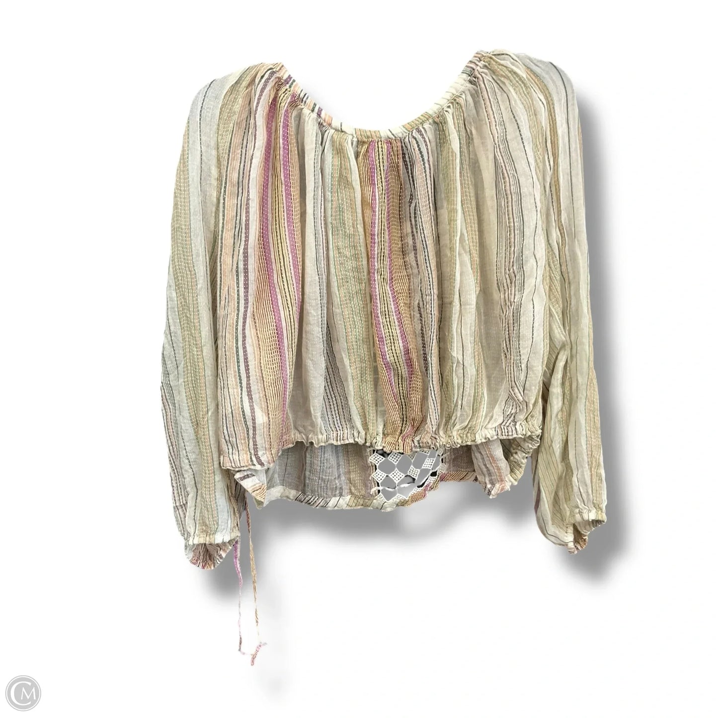 Top Long Sleeve By Free People In Multi-colored, Size: S