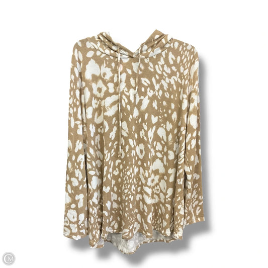 Top Long Sleeve By Sew In Love In Tan, Size: 2x