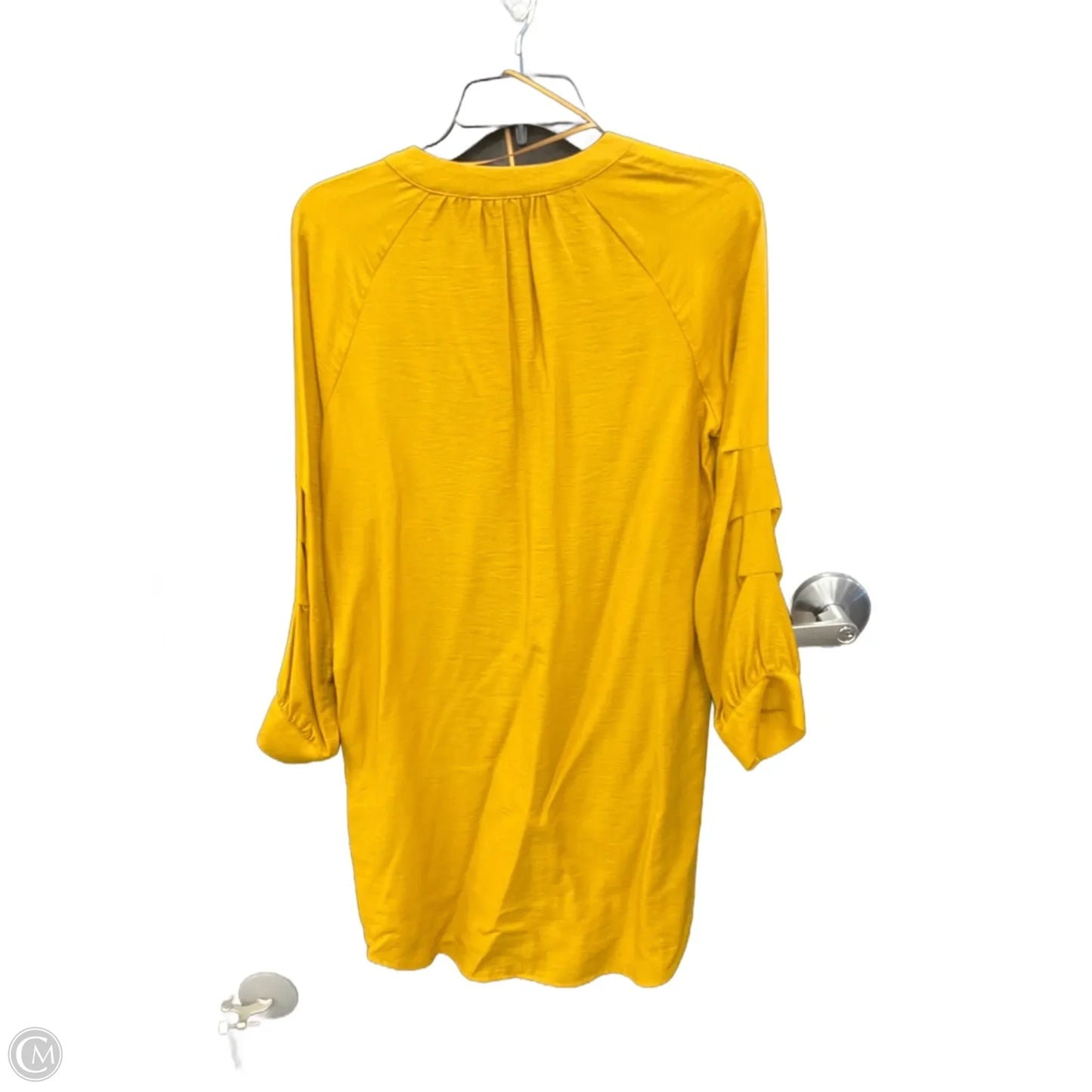 Dress Casual Midi By Chelsea And Theodore In Yellow, Size: S