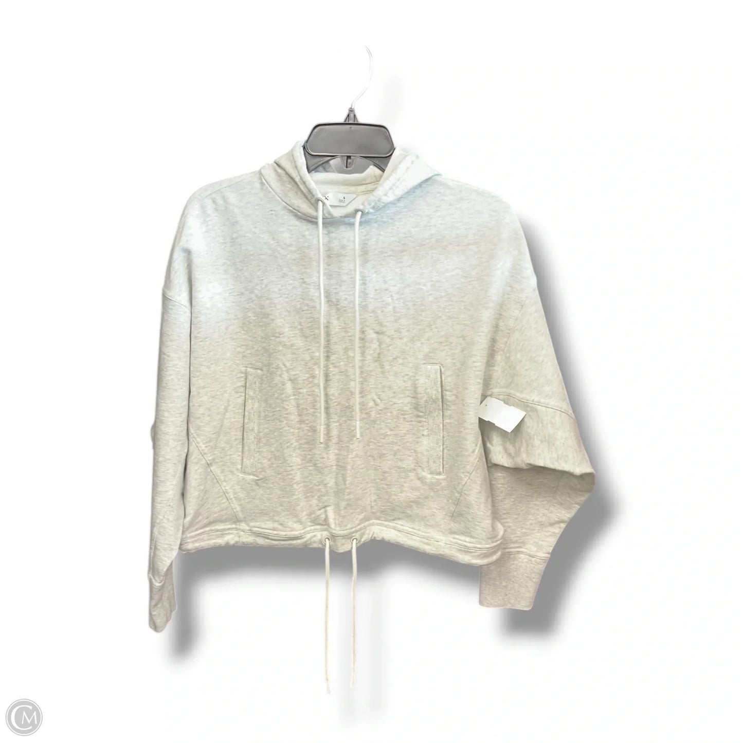 Athletic Sweatshirt Hoodie By Flx In Grey, Size: S