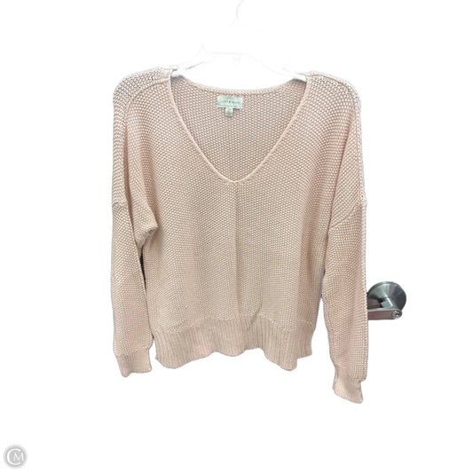 Sweater By Lucky Brand In Pink, Size: S