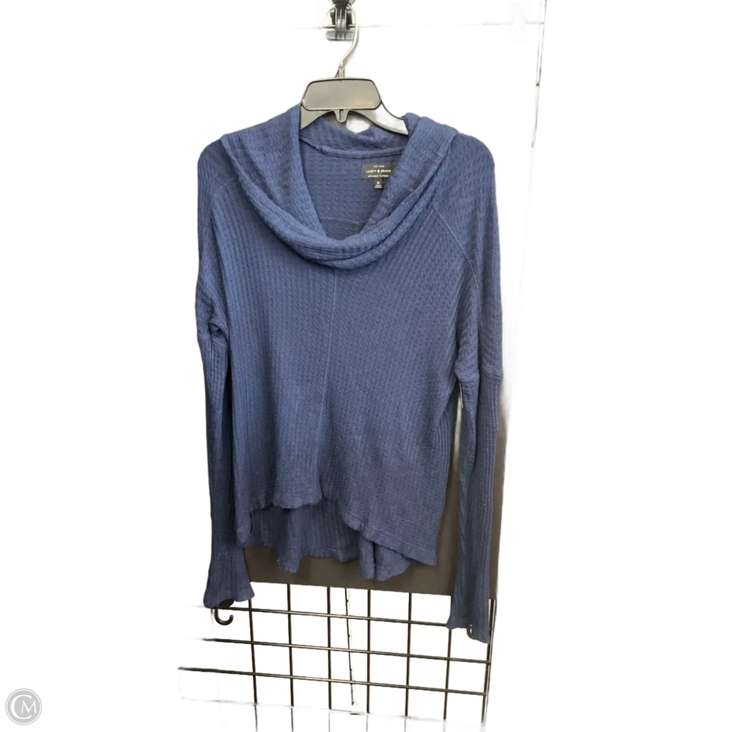 Top Long Sleeve By Lucky Brand In Blue, Size: M
