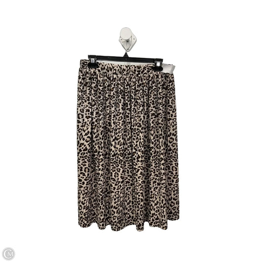 Skirt Midi By H&m In Animal Print, Size: M