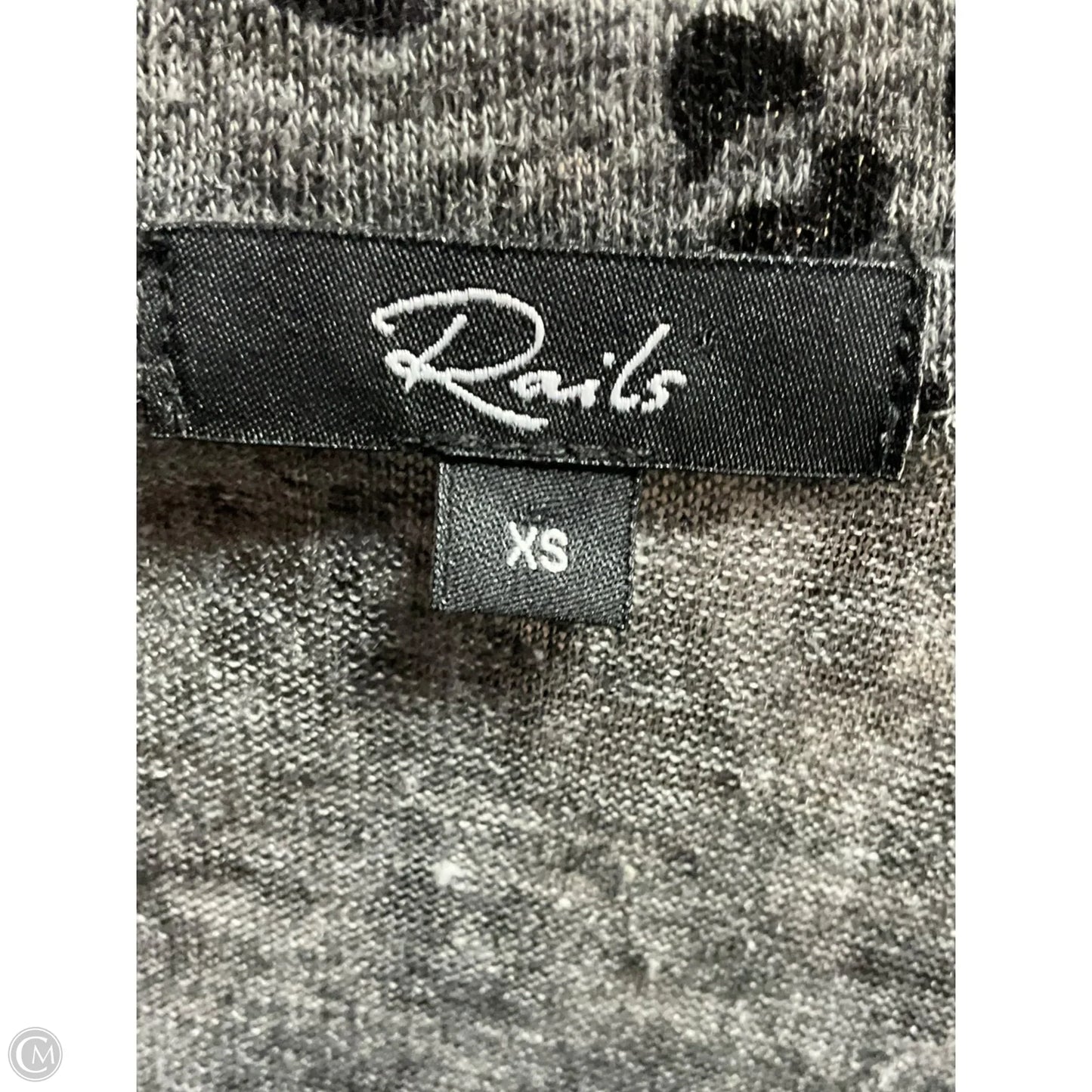 Sweater By Rails In Black & Grey, Size: Xs