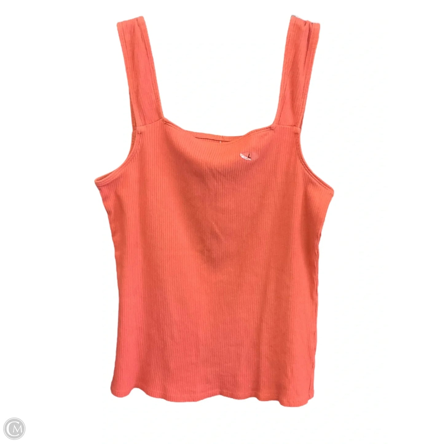 Top Sleeveless Basic By Maurices In Orange, Size: L
