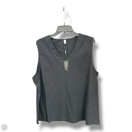 Top Sleeveless By Cme In Black, Size: 3x