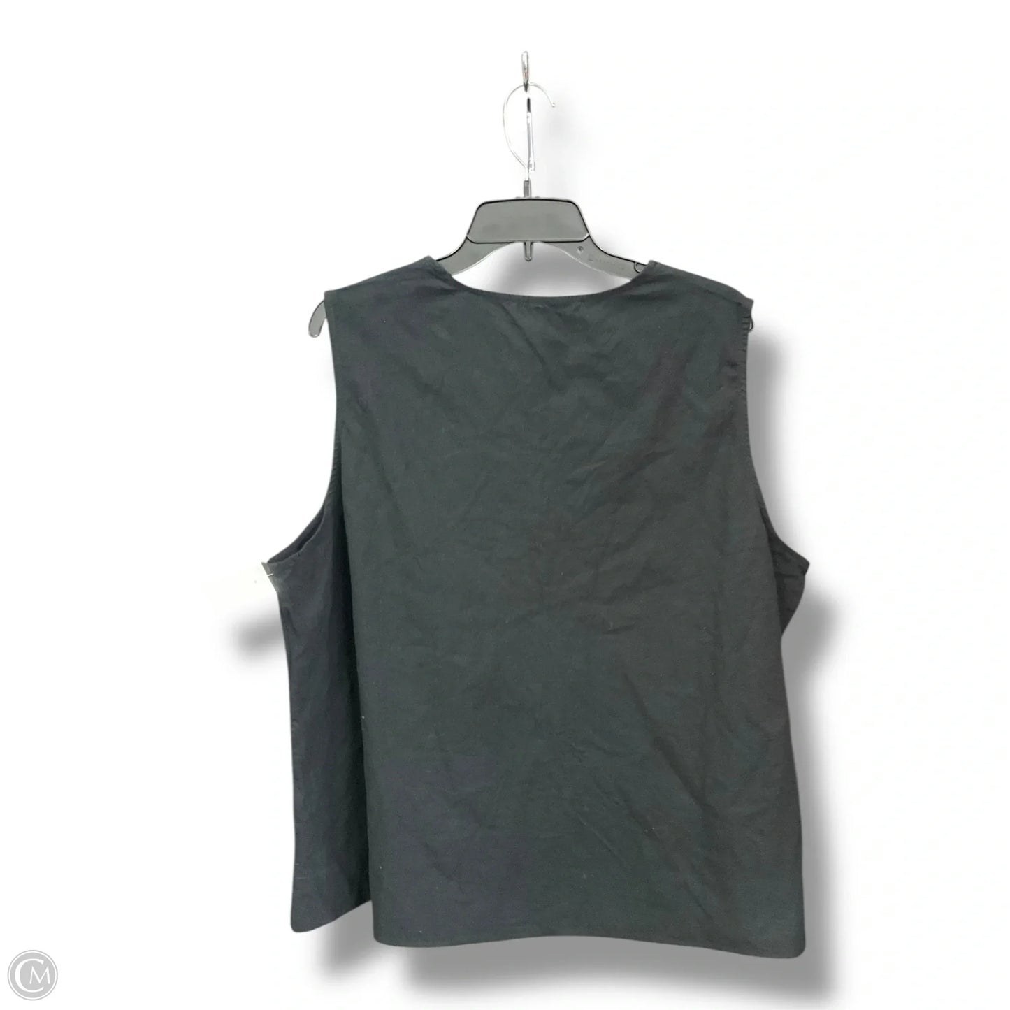 Top Sleeveless By Cme In Black, Size: 3x
