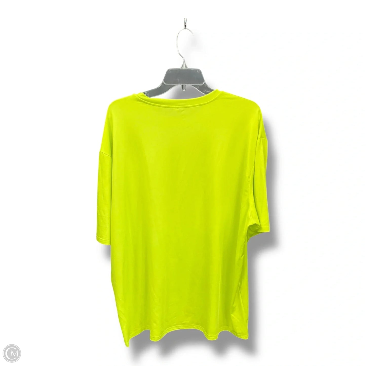 Top Short Sleeve Basic By Cme In Green, Size: 3x