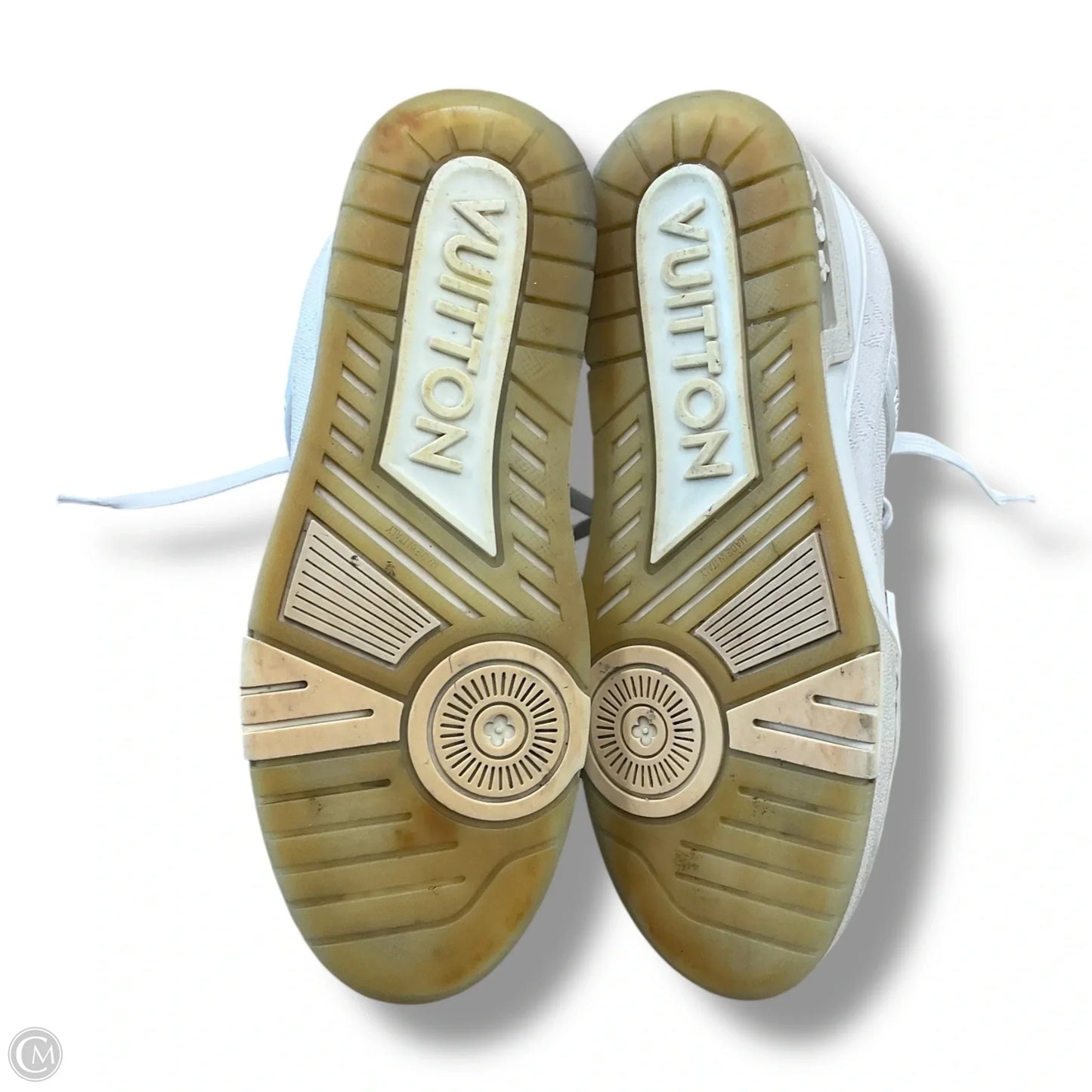 Shoes Luxury Designer By Louis Vuitton In Ivory, Size: 9