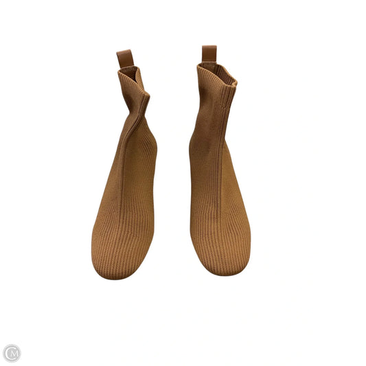 Boots Ankle Heels By Everlane In Brown, Size: 7