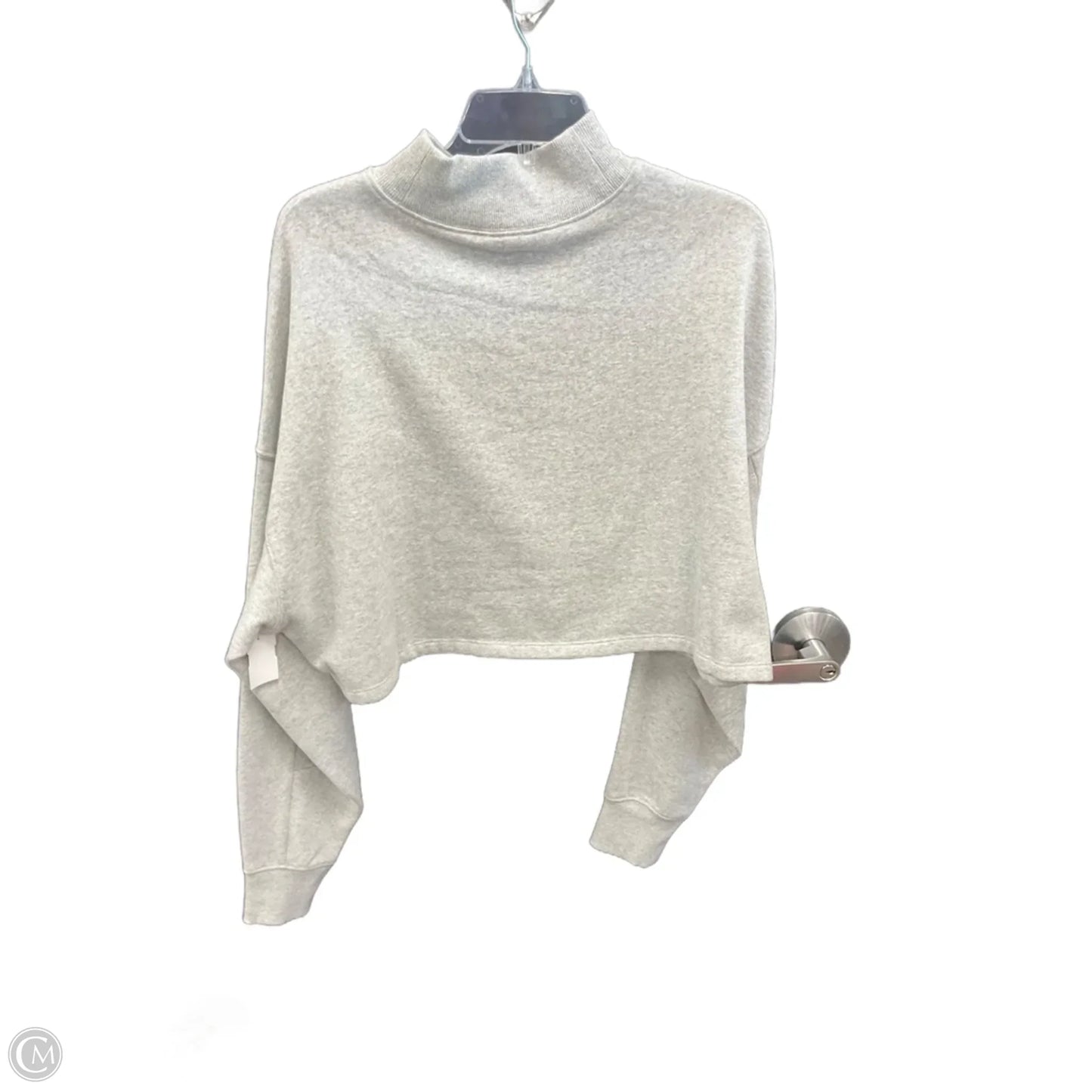 Sweatshirt Crewneck By Express In Grey, Size: M