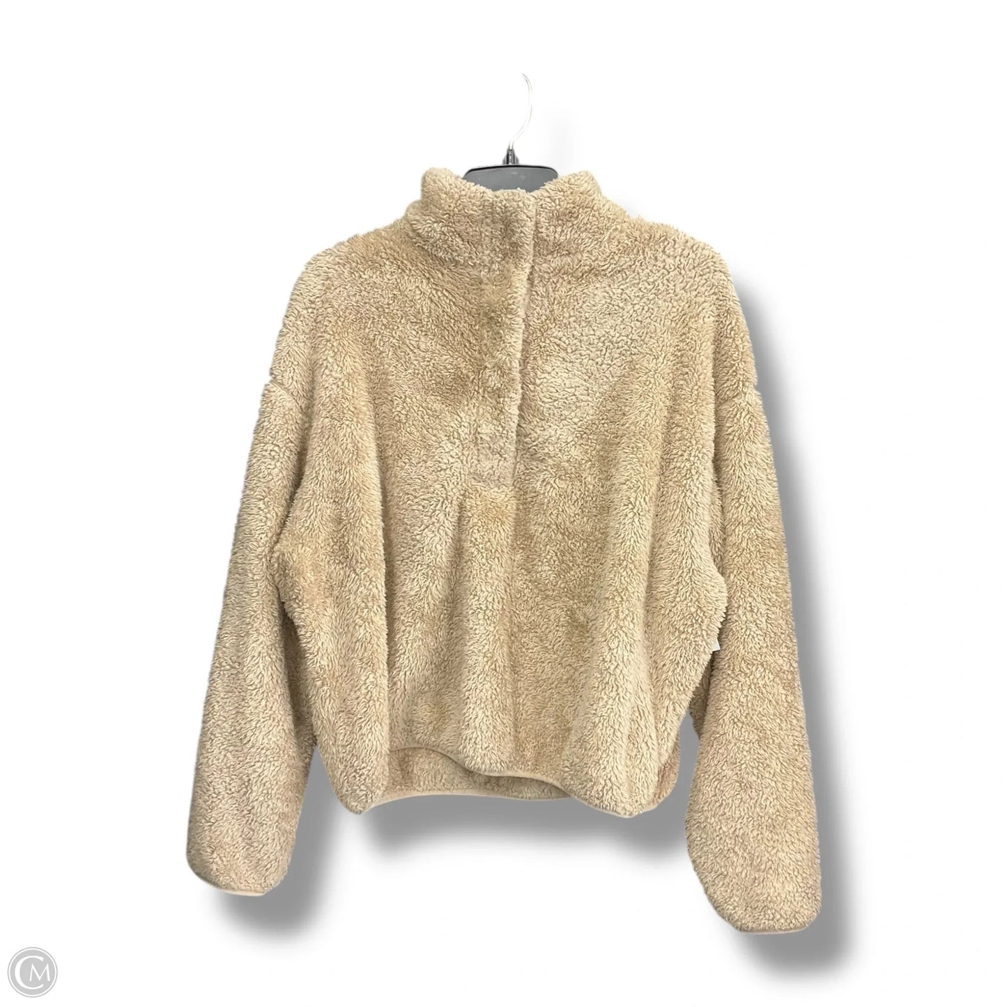 Sweatshirt Crewneck By H&m In Tan, Size: L