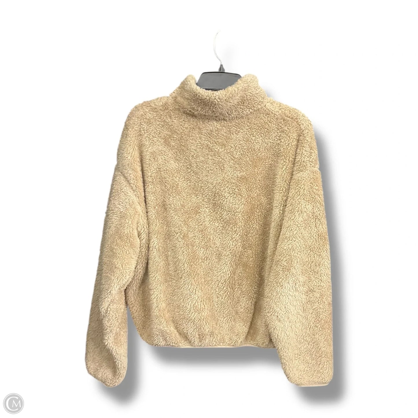 Sweatshirt Crewneck By H&m In Tan, Size: L