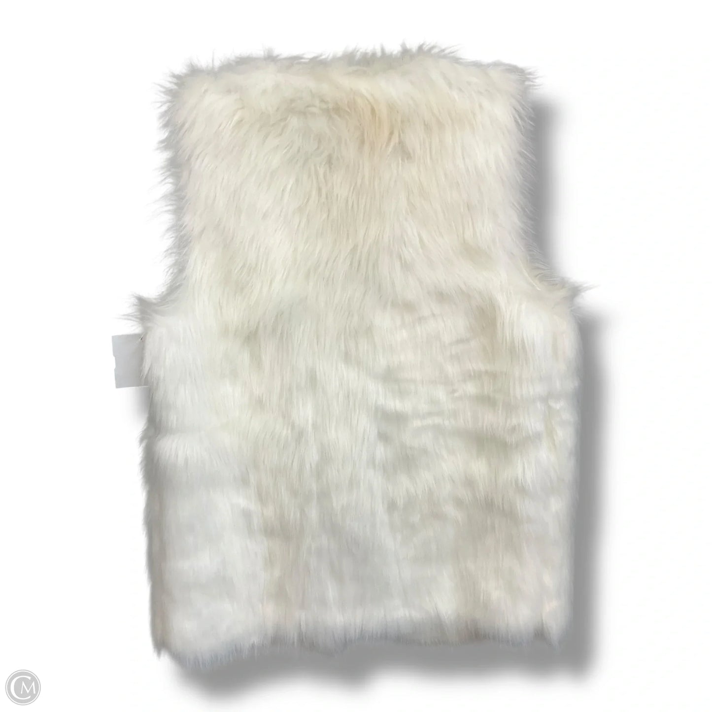 Vest Faux Fur & Sherpa By Time And Tru In Ivory, Size: S