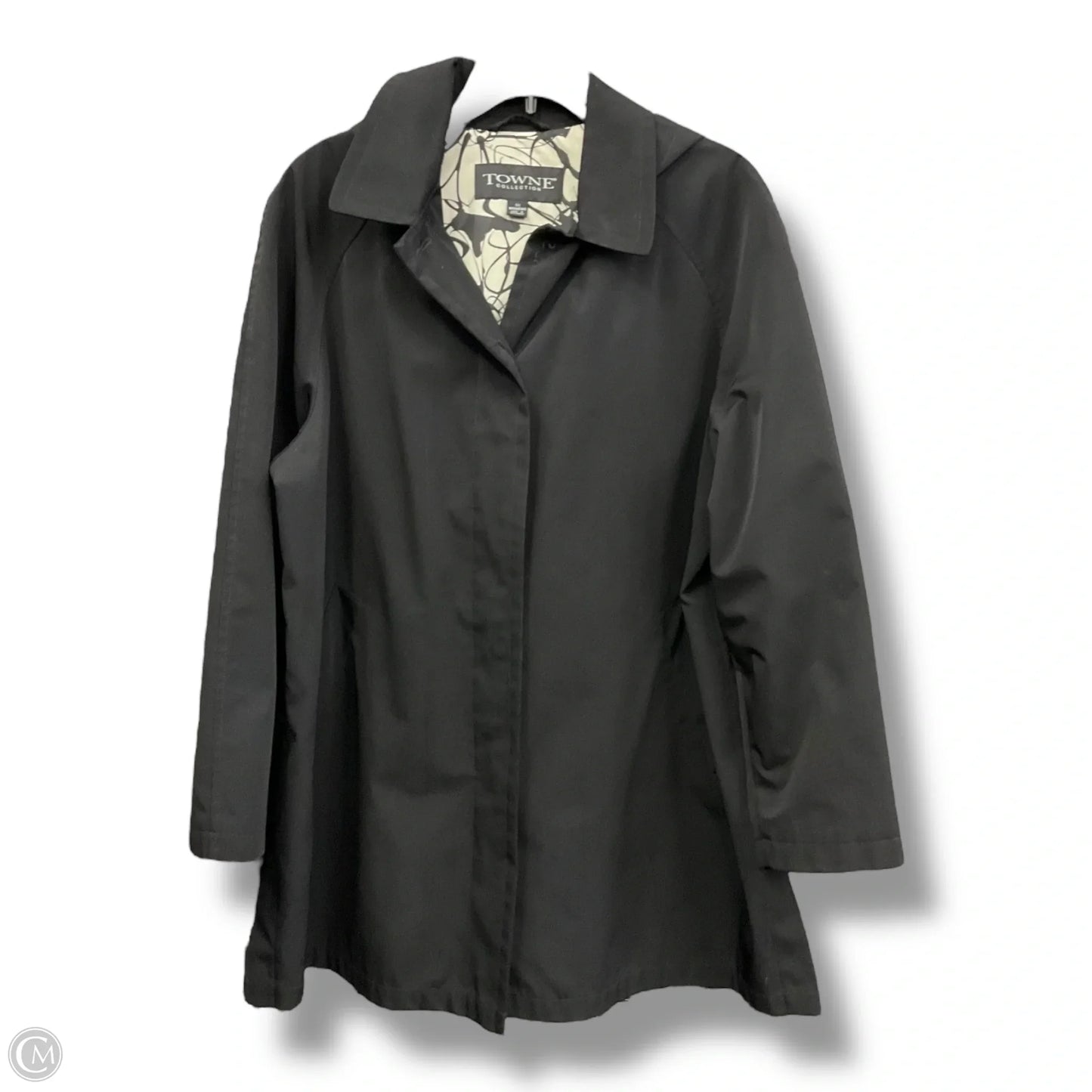 Jacket Puffer & Quilted By Clothes Mentor In Black, Size: 1x