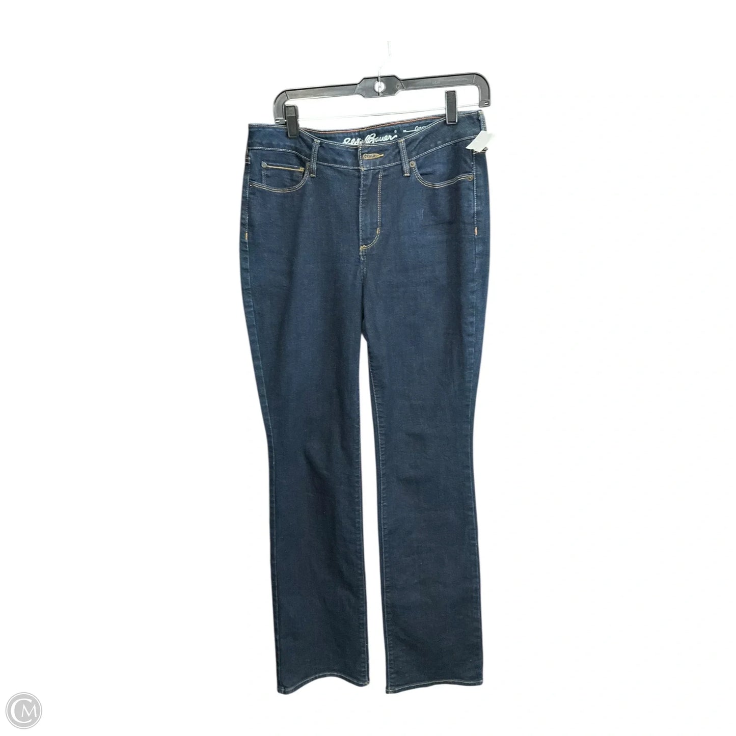 Jeans Boot Cut By Eddie Bauer In Blue Denim, Size: 8