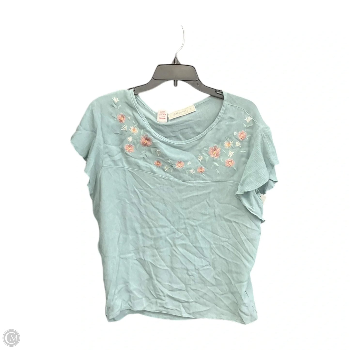 Top Short Sleeve By Clothes Mentor In Green, Size: S